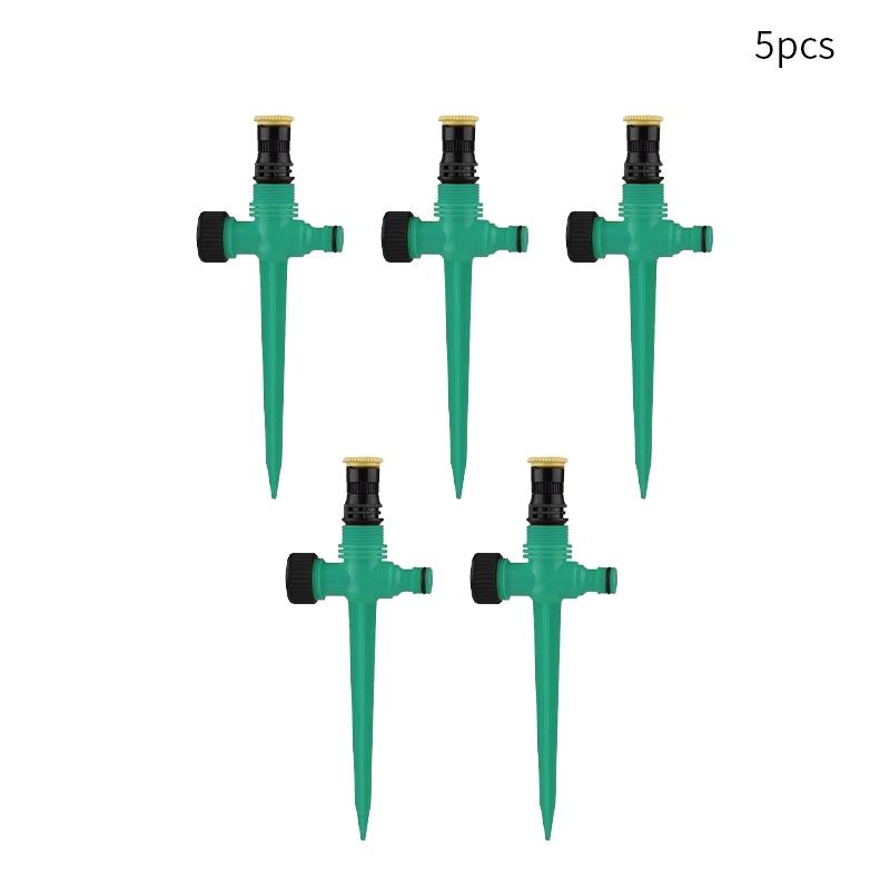 5-Pack 360-Degree Automatic Rotating Watering Can, Dual-Mode Wide-Angle Sprinkler, Ideal for Flowers, Vegetables, Lawns, Farms, Greenhouses