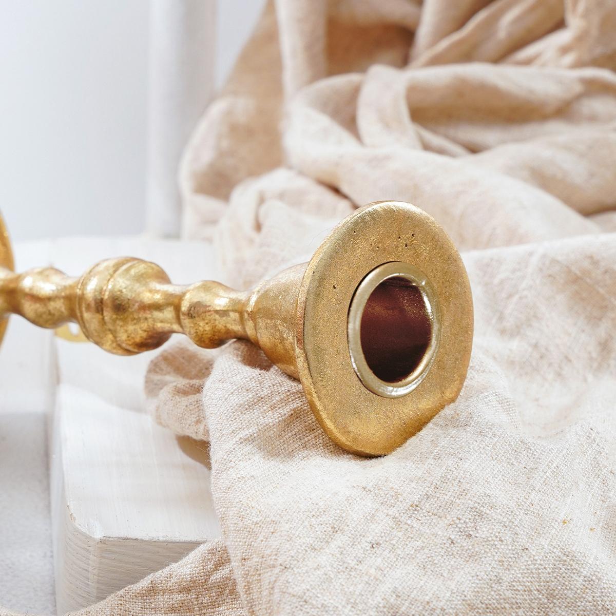 Creative Bamboo Candle Holder, Vintage Candle Stand, Resin Material, Home Desktop Decoration, Suitable for Home, Hotel, Wedding Table Decor