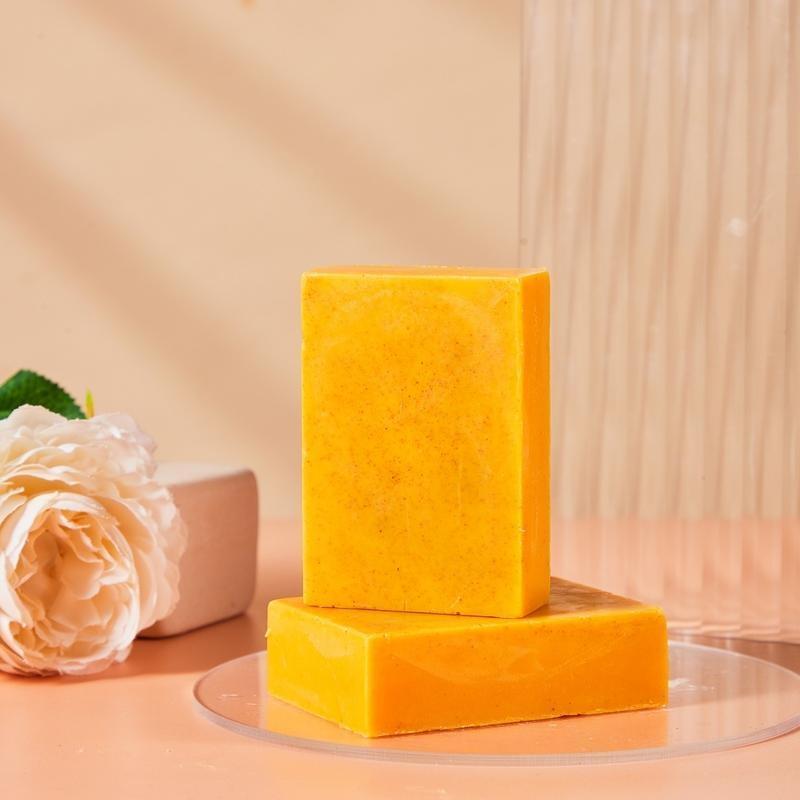 Lemon Turmeric & Kojic Acid Brighetning Soap, Dark Spot Remover Cleansing soap