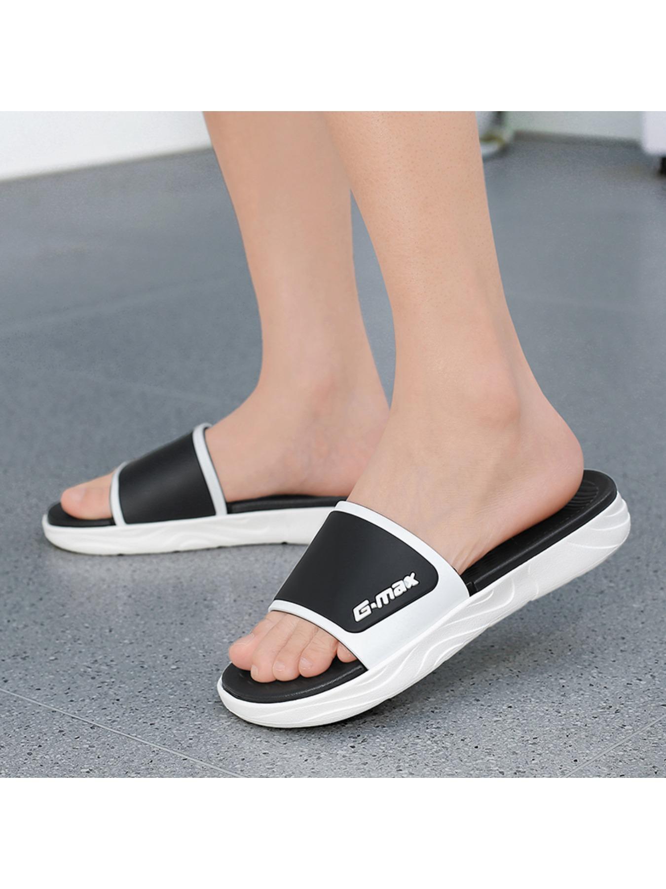 Men 's slippers, indoor and outdoor leisure slippers, outdoor leisure fashion beach slippers, color simple slippers