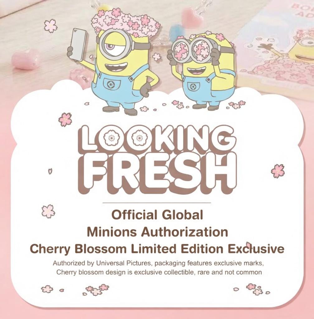 Minions Sakura Cherry Blossom Phone Charm - Limited Edition Kawaii Beaded Strap | Bob & Kevin Cute Pendant For Phone & Bag