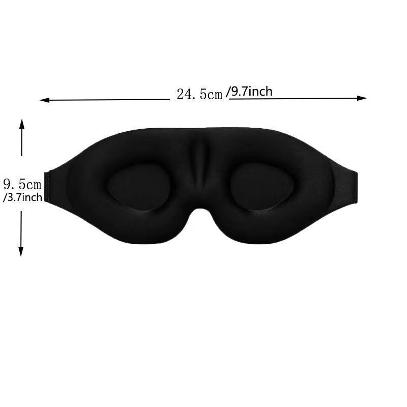 3D three-dimensional sleep blindfold, sleep magic memory sponge black shadow breathable eye protection travel essentials