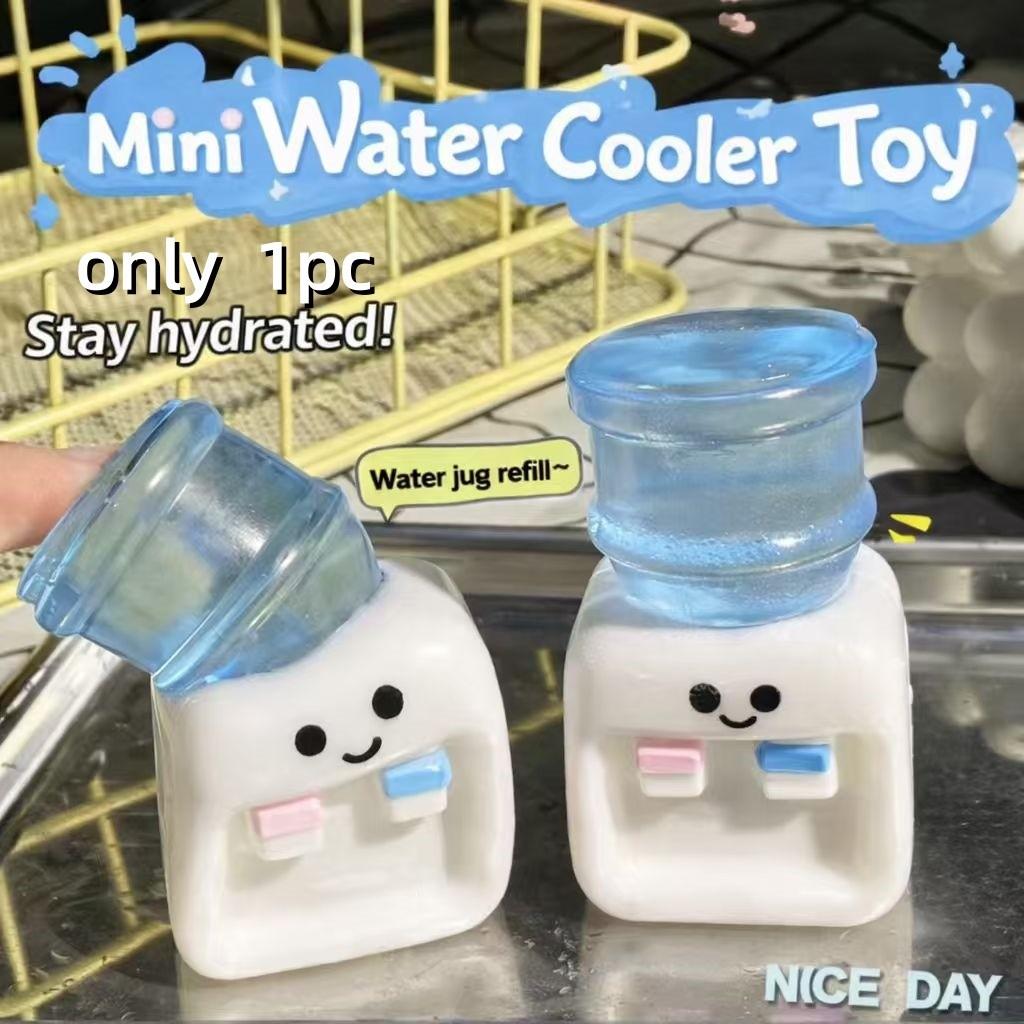 Cute Simulation Drinking Machine, a squeezable sensory toy with a soft, bouncy texture. Perfect for stress relief in various settings, a fun social icebreaker, and a creative desktop decoration.