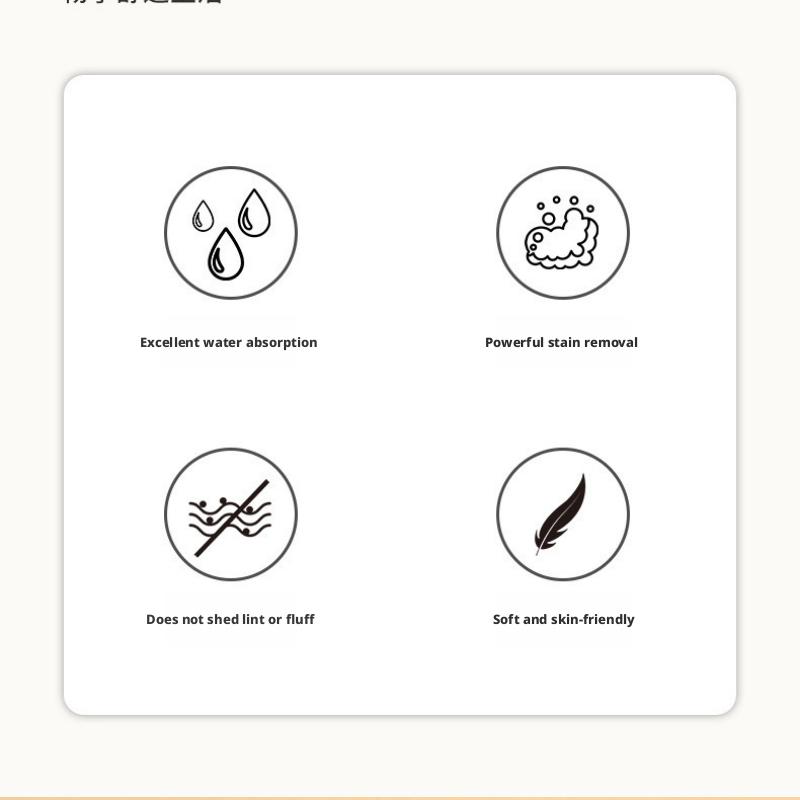 Thickened Non-Woven Cleaning Gloves, Absorbent & Dirt-Removing, Dust-Free, Wet/Dry Dual-Use, Disposable Household Wipes