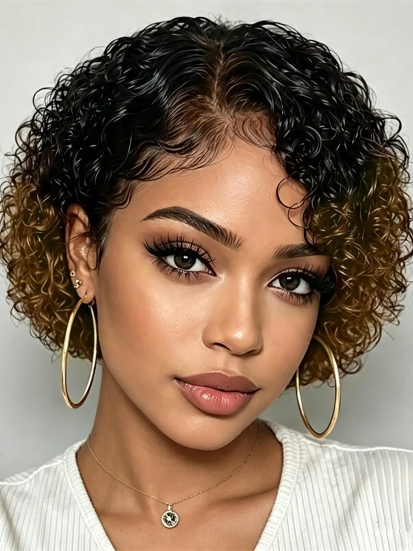 Pixie Wig 13x4 Lace, Short Curly Wave Human Hair Wig, Daily Party Cosplay Gift, Pixie Cut Wigs for Women, Natural Look