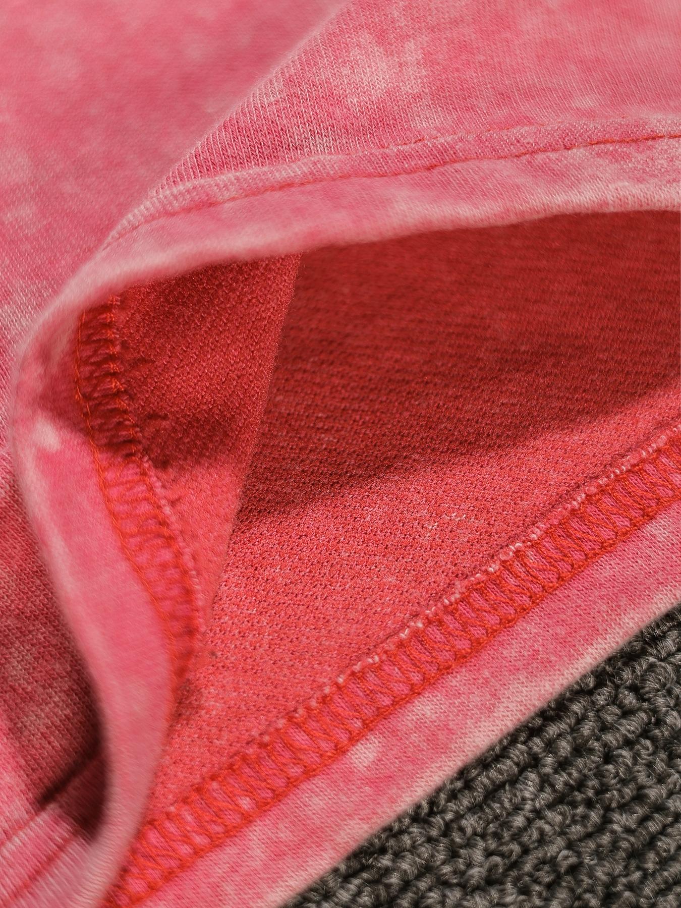 Summer women's suit with leopard and cherry pattern print, comfortable cotton, Breathable, vintage Y2k suitable for outdoor leisure, punk style round neck washed cotton Fitted T-shirt and shorts two-piece suit