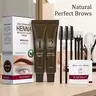 Eyelash and Eyebrow Dyeing Kit, Eyebrow Tinting Kit, Professional Henna Semi-Permanent Color Tint Set, Brow Stain, Long-Lasting Lash and Brow Hair Dye for Women and Girls
