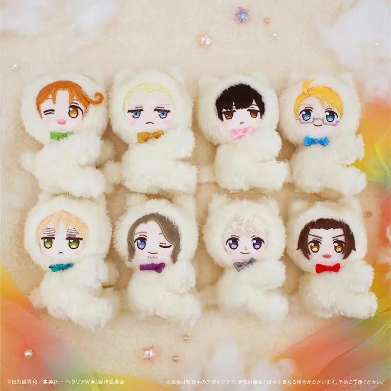 New In Stock Tapioca Hetalia Plush Doll Cute Anime Peripherals Palm-Sized Magnetic Decorative Toys Birthday Gifts