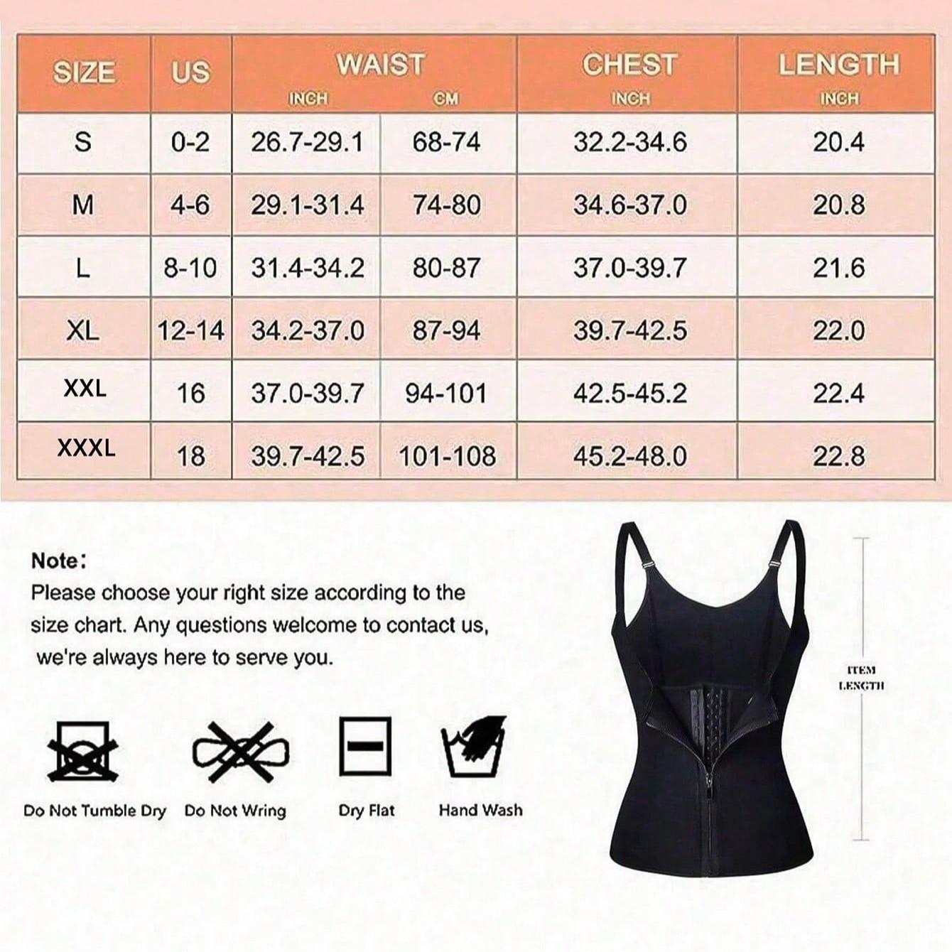 Women's Sports Waist Trainer Belt, Adjustable Zipper Body Shaper, Abdominal Support, Workout Sauna Belt, Yoga Running Girdle Gift