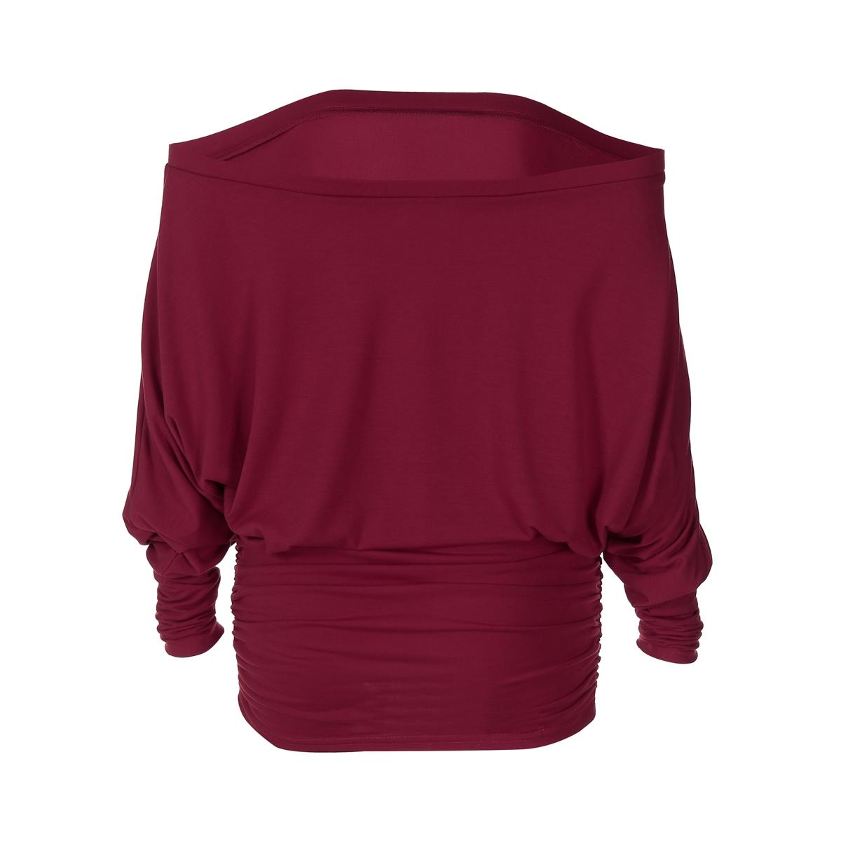 Women's Sheer Ruched Party Dress, Off-The-Shoulder Long Sleeve Women's Mini Dress for Spring & Fall