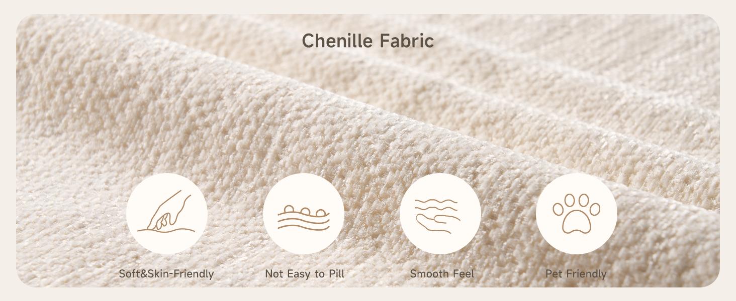 【SPOTLIGHT DAY】ONBRILL Cloud Sectional Couch,Modern Modular Sofa with Deep Seat,Upholstered Chenille Boneless Upholstered Couches for Living Room,No Assembly Required