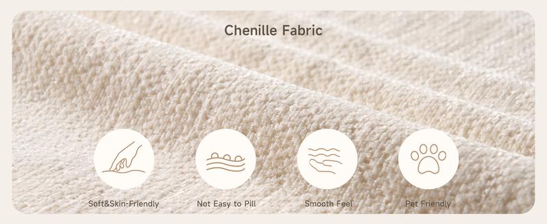 【Valentine's Day gift】ONBRILL Cloud Sectional Couch,Modern Modular Sofa with Deep Seat,Upholstered Chenille Boneless Upholstered Couches for Living Room,No Assembly Required