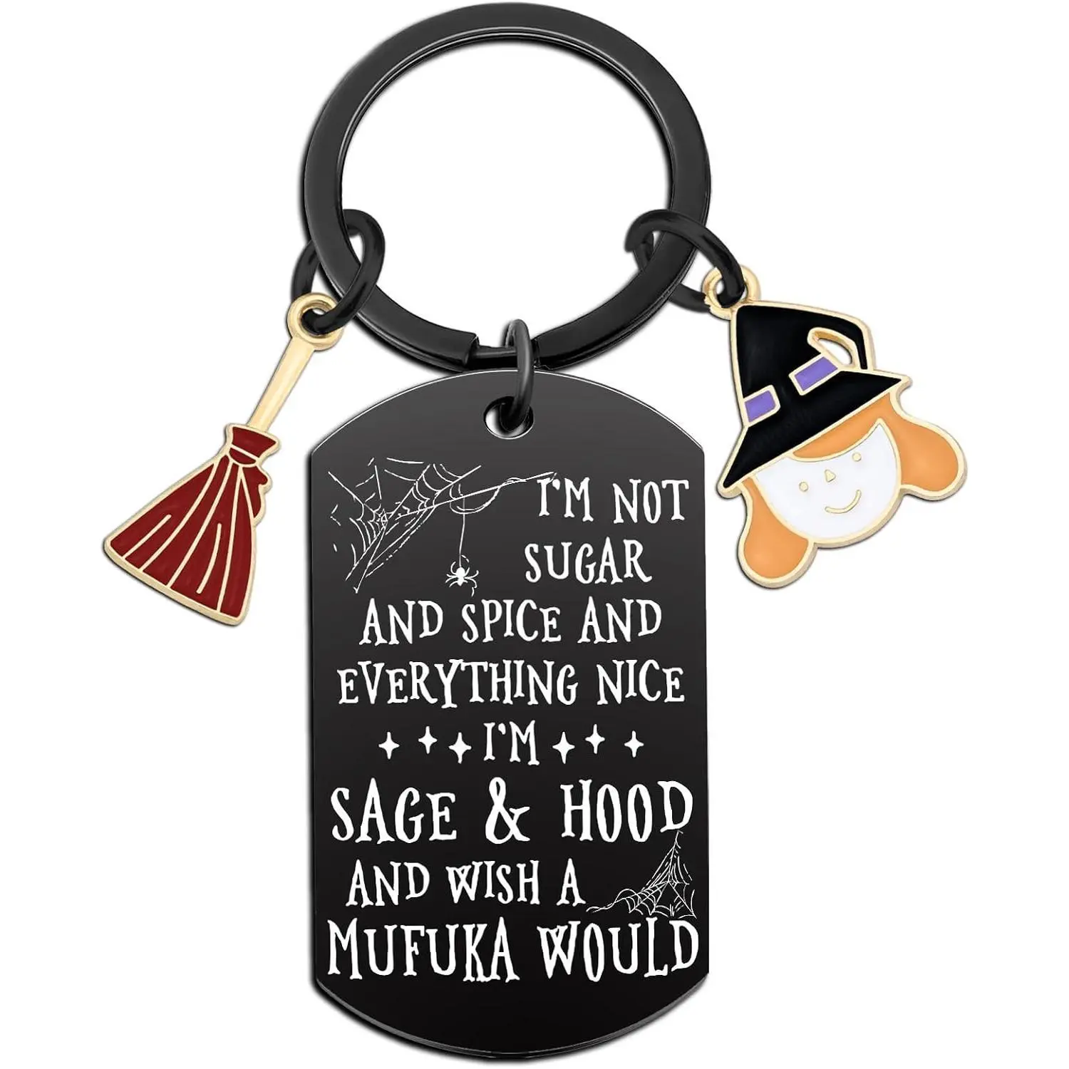 Witchy Gifts for Women Witchy Keychain Halloween Birthday Gifts for Women