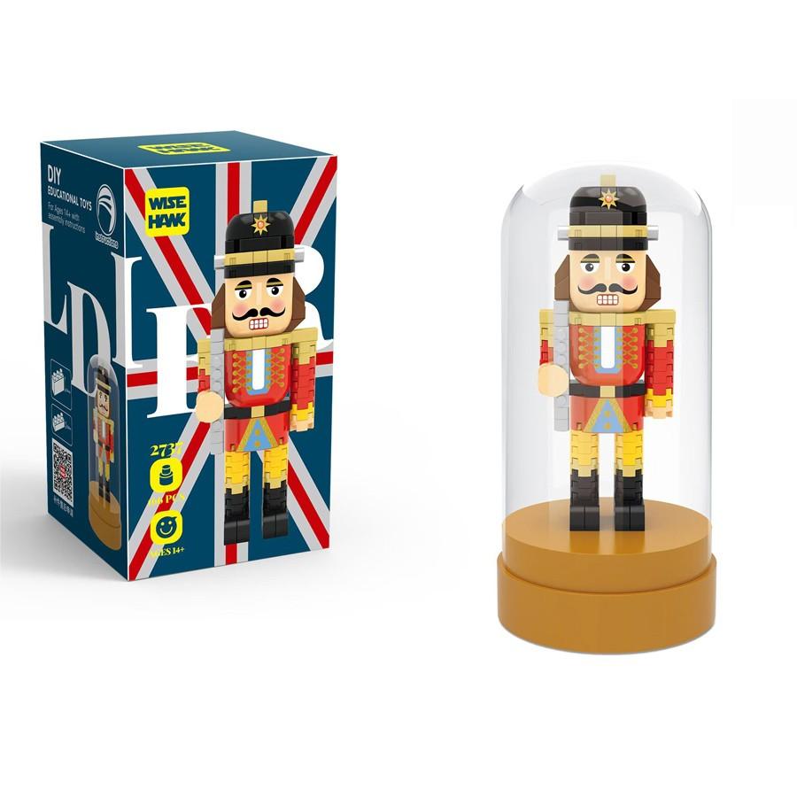 New Version Nutcracker Series DIY Building Block Model Set, Decoration Collection Display Piece, Christmas Decor Holiday Gift