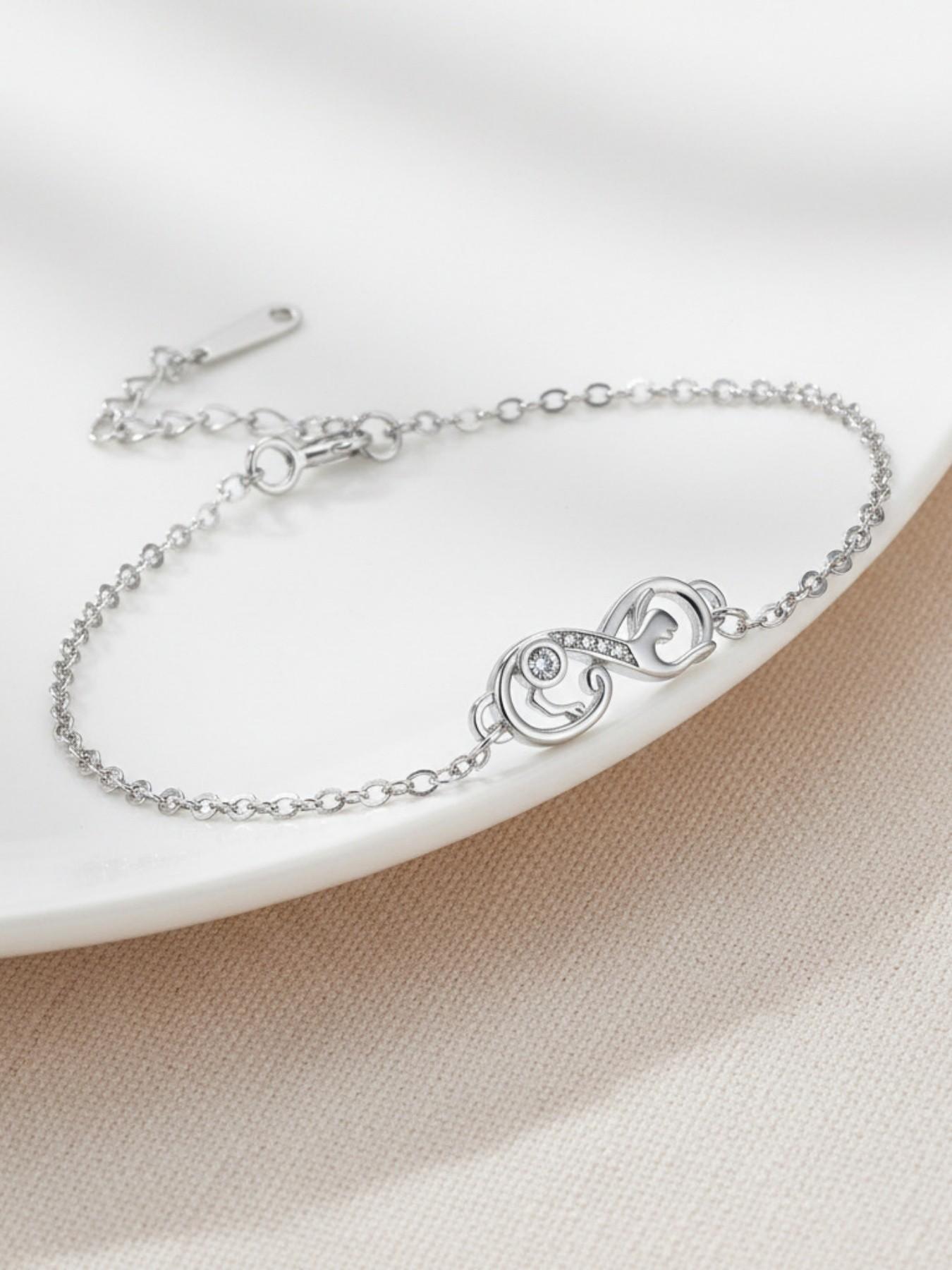 Infinite Cat Fun · Eternal Bracelet Cat & infinity symbol bracelet, luxury niche premium jewelry.Paired with a surprise double-door preserved rose jewelry gift box.Ideal gift for birthdays, Mother’s Day and Valentine’s Day.