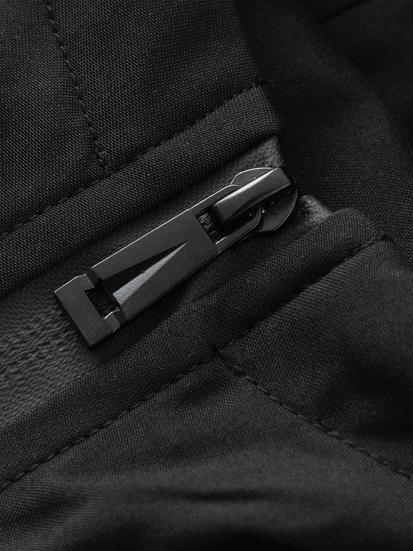 Men's Lightweight Windproof Jacket, Zipper Closure Hooded Design, Polyester Fabric, Casual Outdoor Flight Jacket Fitted