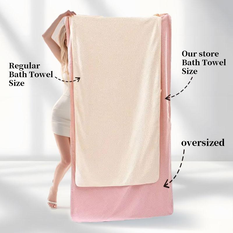 1pc Extra Large Towel Sheet Pineapple Grid Pattern Microfiber Absorbent Vibrant Orange Yellow Green & Blue Options Perfect for Autumn Decor, Halloween & Thanksgiving Gifts, Towels for Bathroom, Decorative Towels