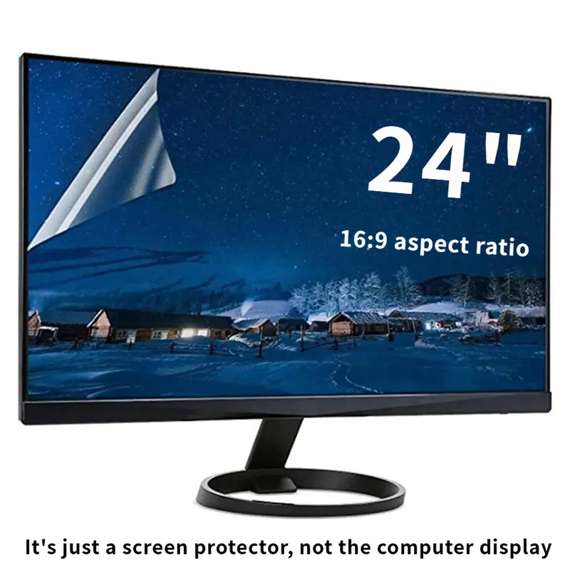 24 Inch Anti Glare Matte Screen Protector for 24 Inch 16:9 Sceptre//Dell/HP/Acer/ViewSonic/ASUS/Aoc/ Widescreen Monitor, Anti Scratch & Anti Glare Film