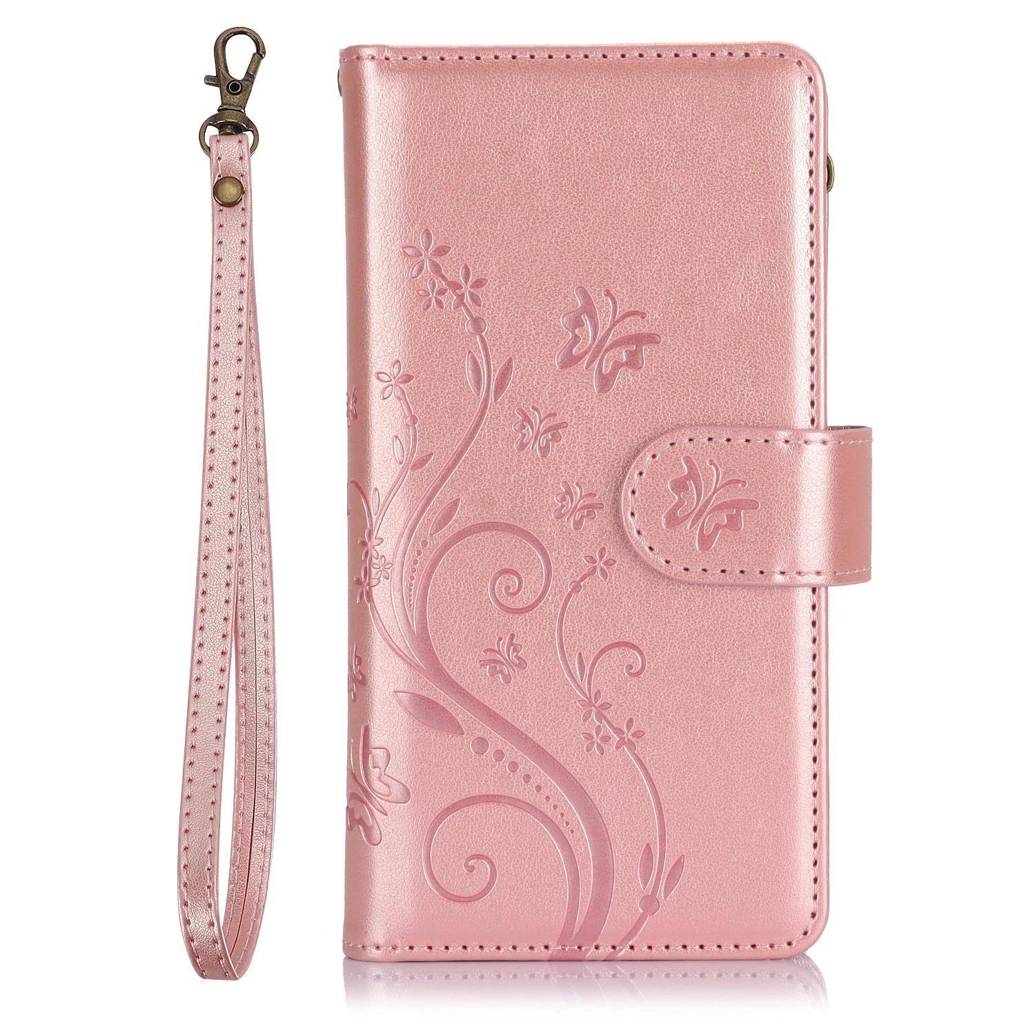 Zipper Cards Solt Wallet Leather Emboss Butterfly Tree Bag Case For Samsung Galaxy S26 S25 Ultra S25 Plus S24 S23 A26 A36 A56 Cover