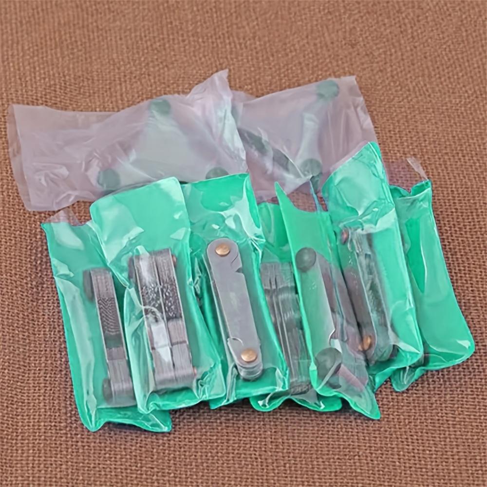 6 Style Alloy Thread Gauge – Dual Metric & Imperial Thread Checker,Handheld Nut and Bolt Identifier,Precision Thread Measurement Tool with Ergonomic Grip,Durable Alloy for Mechanical,Industrial,and DIY Use,Accurate Thread Size Gauge