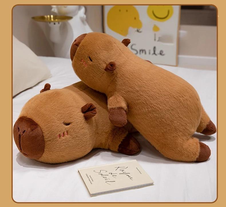 Large Capybara Stuffed Toy - Pure Cotton Soft Pillow Cushion, 50/70/90cm, Birthday Holiday Gift for Girls