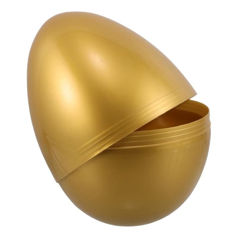 Large 12 Inch Plastic Easter Egg Party Favor, Empty Eggs for Filling Easter Gifts, Multi-Item Party Gift Pack