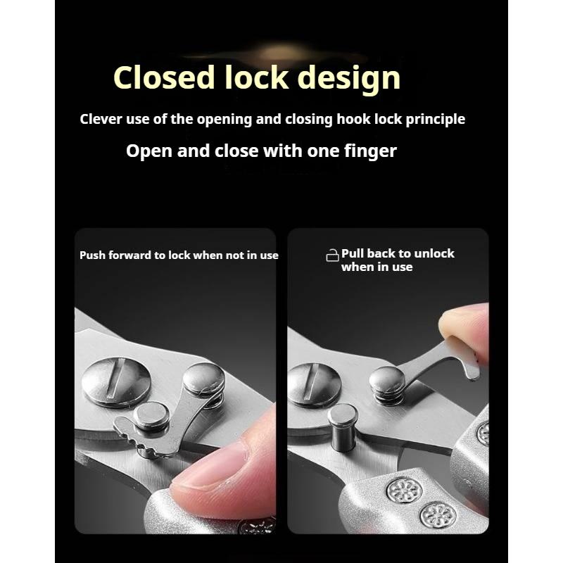 Kitchen Shears with Slip Handle & Safety Lock, Professional Heavy Duty Kitchen Scissors, Meat Cutting, Turkey, Fish, Vegetables, Dishwasher Safe, Multifunctional Stainless Steel Kitchen Scissors, Durable Home Kitchen Tool, Kitchenware