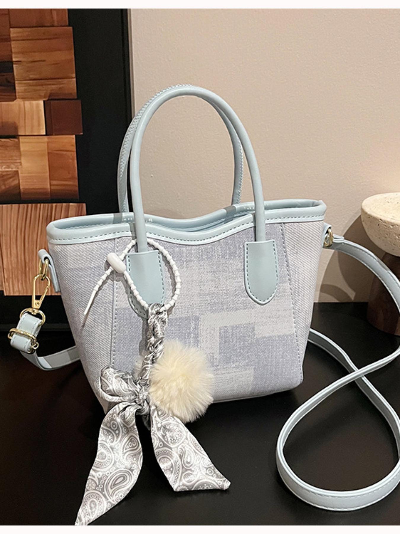 Unique Design Bucket Bag for Women, 2026 New Single Shoulder Crossbody Bag, Simple Casual Elegant Trendy Handbag for Ladies
