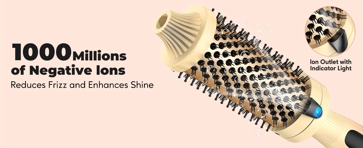 Farery Curling Iron Brush Ceramic, Digital Display 9 Temps Thermal Brush, Dual Voltage Farery Curling Iron Brush Ceramic, Digital Display 9 Temps Thermal Brush, Dual Voltage