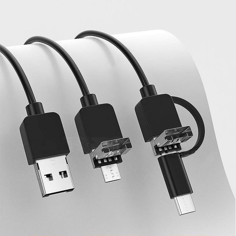 Type-C Endoscope Camera, Universal Android iOS Compatible, Waterproof Pipe Inspection Probe, 5.5/7cm Triple-Mode Internal Viewer