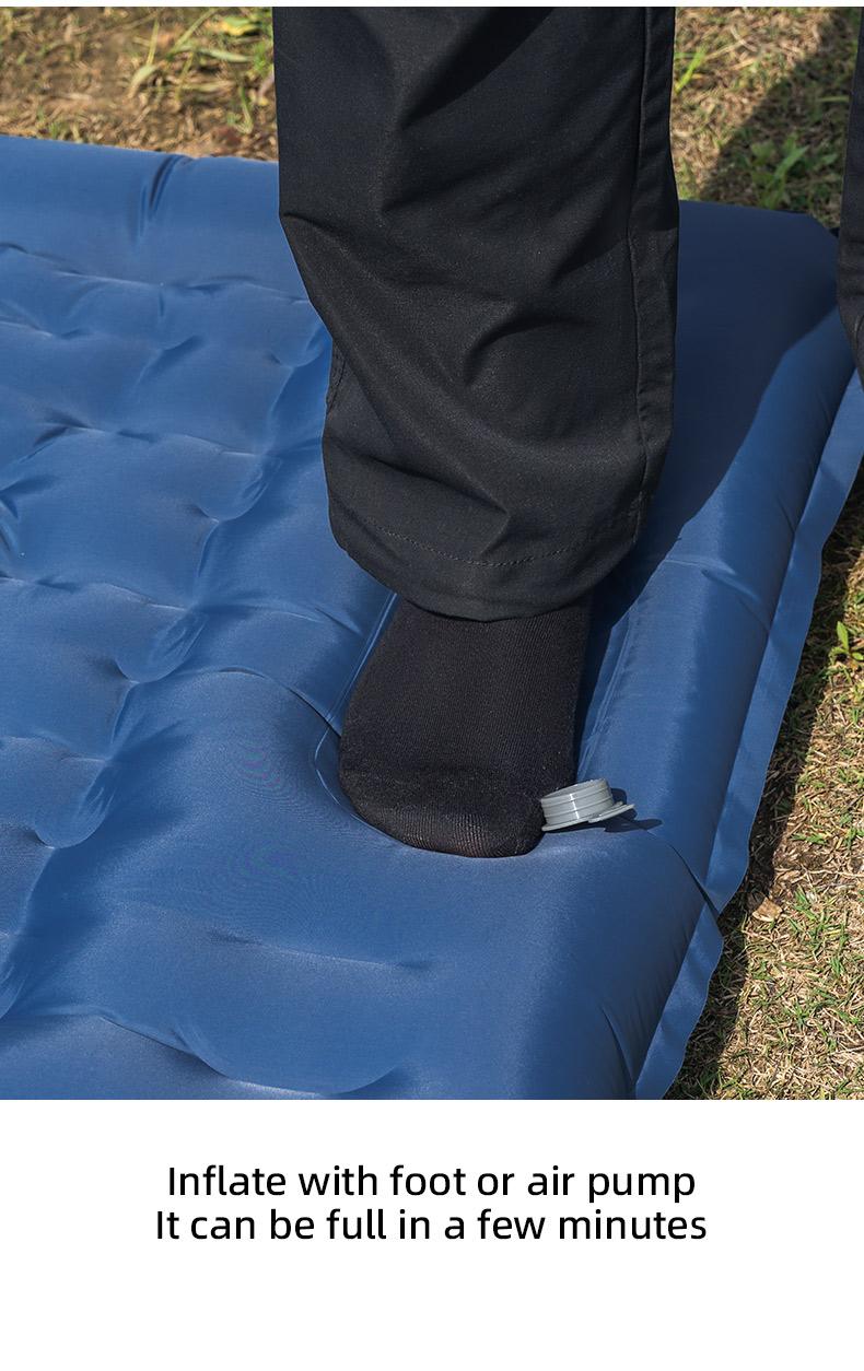 Camping Sleeping Pad Ultralight Inflator Camping Mat with Built-in Foot Pump & Pillow, Upgraded Compact Camping Air Mattress for Camping, Backpacking, Hiking Camping Sleeping Pad Ultralight Inflator Camping Mat with Built-in Foot Pump & Pillow, Upgraded Compact Camping Air Mattress for Camping, Backpacking, Hiking