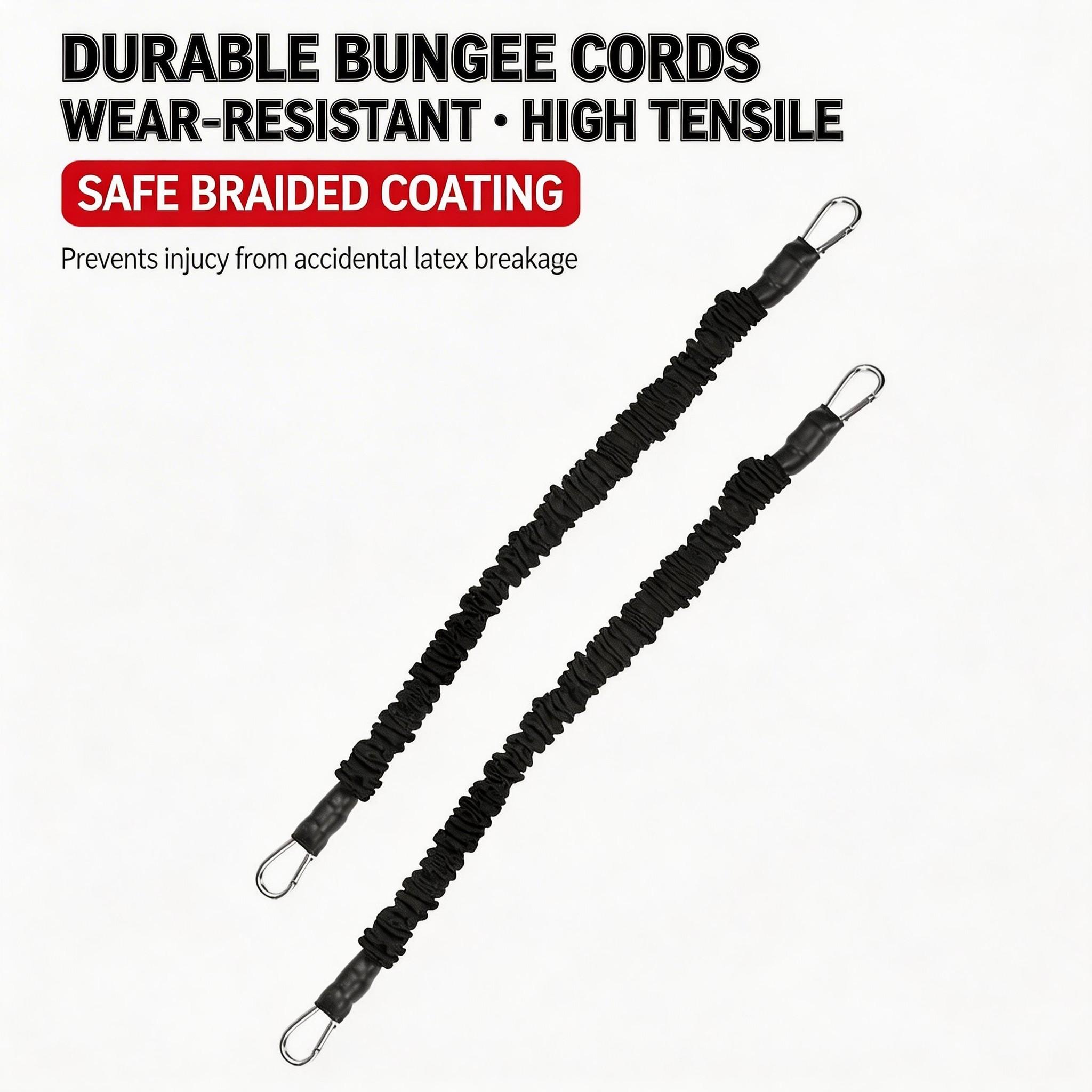 High Resistance Jump Trainer Set, Adjustable Bands for Jumping, Dunk Training, Speed & Agility, Includes Waist Belt, 2 Ankle Straps, 4 Latex Tubes