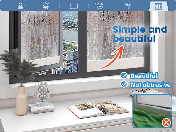 Window Condensation Absorber Strips - Weather Stripping - Window Sill and Frame Water Absorber Condensation Window Condensation Absorber Strips - Weather Stripping - Window Sill and Frame Water Absorber Condensation