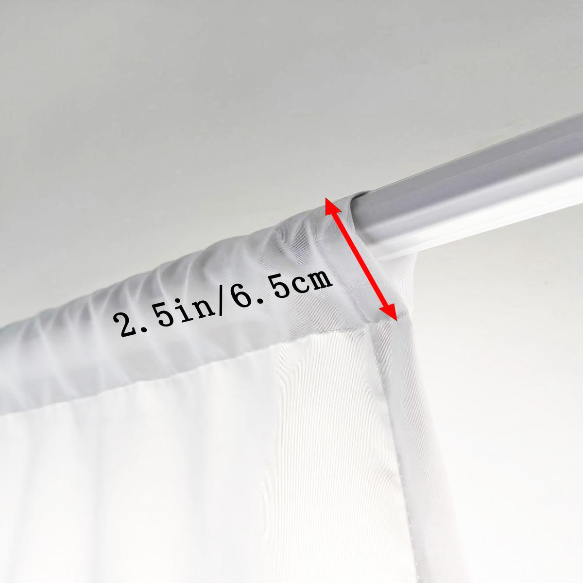 Christmas Theme Curtain Set 2 Pieces, Snowflake Pattern Holiday Home Decor, Suitable for Living Room Balcony Bedroom Windows