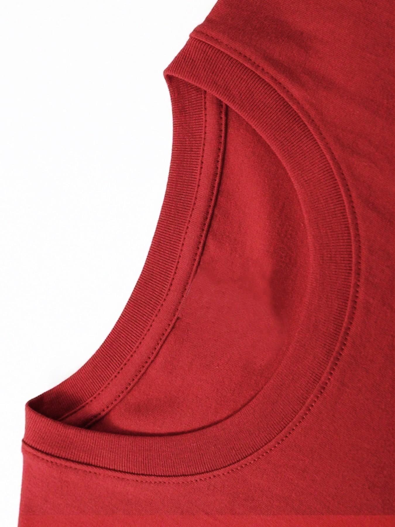 Christian Jesus Graphic Print Men's T-Shirt, 100% Cotton Loose Fit, Y2K Street Style, Casual Short Sleeve Top, Daily Wear