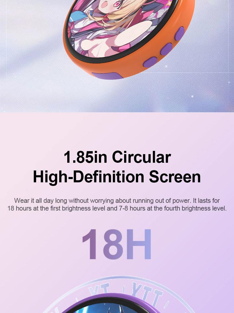 Electronic pendants, touchscreen Bluetooth electronic whistles, badge anime-themed accessories, celebrity DIY new smart whistles, anime-themed accessories, customizable video/photo display screens.