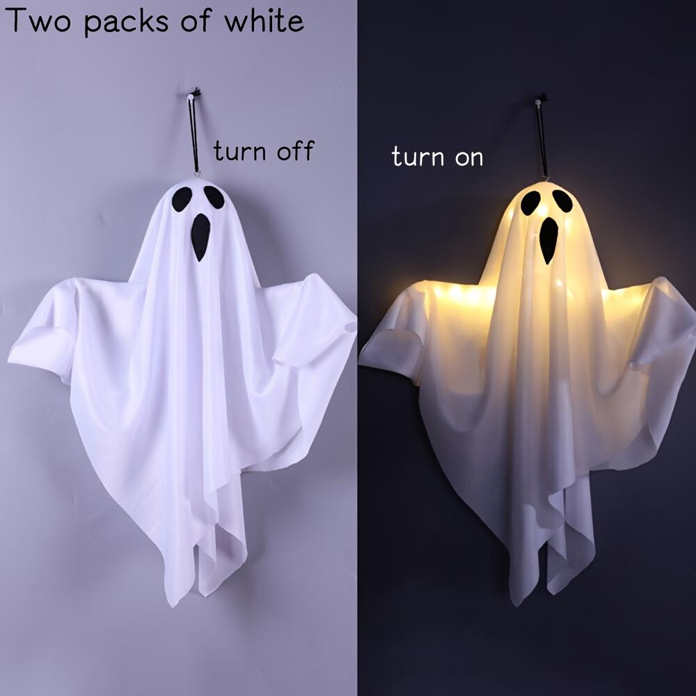 Halloween DIY Glow Decorations, 20-Inch LED Lights with Hanging Rope, Battery-Powered, Indoor Outdoor Use, Easy Installation, Festive Lighting