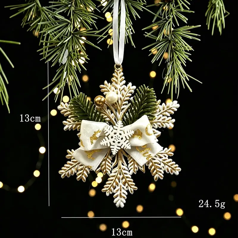 White&Gold-Snowflakes