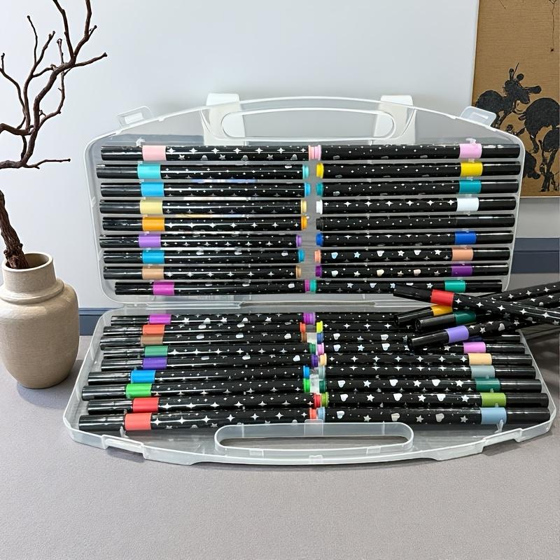 36-Color Flash Marker Set Markers-Glittering Art Pens with Storage Case for Crafts & Card Making