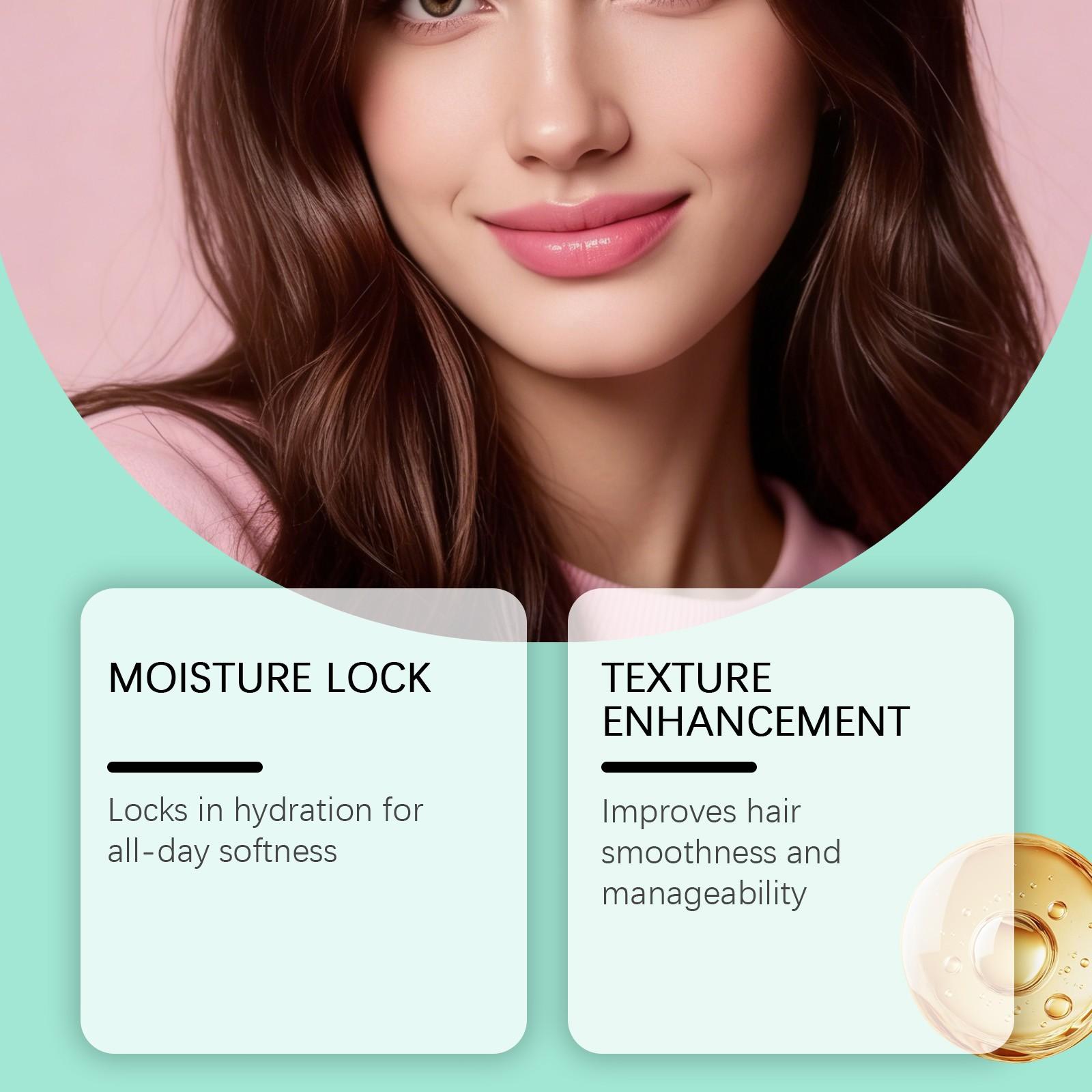 Hoegoa Plant-Based Moisturizing Shampoo, Gentle Cleansing, Nourishes Hair, Lightweight Natural Shine, Smooth Texture, Softening Shampoo