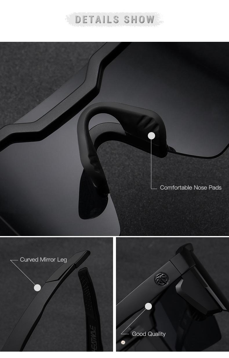 High‑Quality Real Coating Cycling Goggles, UV400 Outdoor Sports Sunglasses, Windproof Anti‑Glare Sports Glasses for Men Women