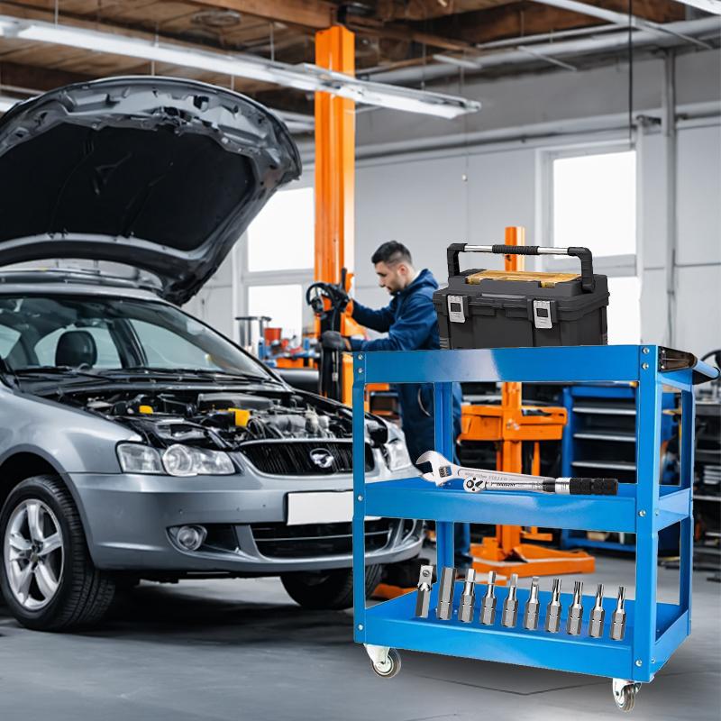 3-Tier Utility Cart,3 Shelves Rolling Carts with Brake Wheels,450lbs Load Capacity,Heavy Duty Mechanic Storage Cart Utility Cart for Garage Warehouse Workshop with Two Brake for Office,Kitchen 3-Tier Utility Cart,3 Shelves Rolling Carts with Brake Wheels,450lbs Load Capacity,Heavy Duty Mechanic Storage Cart Utility Cart for Garage Warehouse Workshop with Two Brake for Office,Kitchen