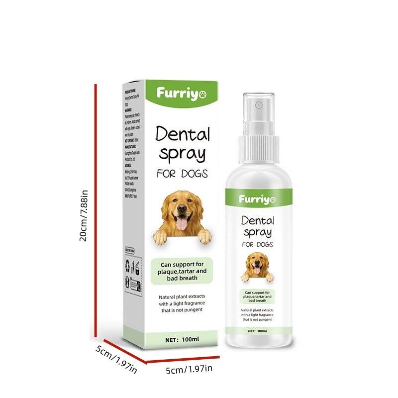 Pet Mint Fresh Breath Spray, Cat Dog Bad Breath Remover, Oral Care Deodorizer, Antibacterial Mouthwash, Pet Grooming Essential