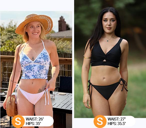 Holipick Bikini Bottoms for Women String Bathing Suit Bottom with Moderate Coverage Low Waist Swim Bottom