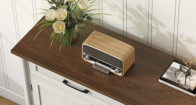 【SPOTLIGHT DAY】ONBRILL 48'' Sideboard With Storage Shelves And 2 Drawers & Cabinets For Kitchen, Hallway