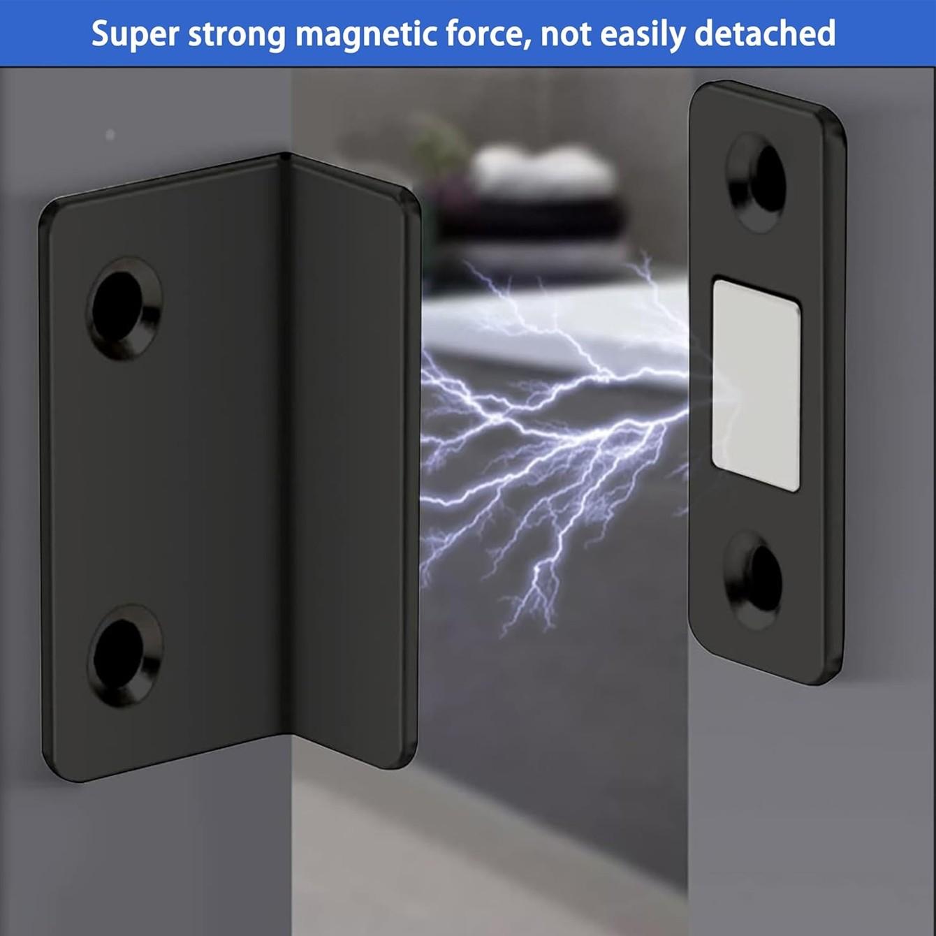 1pc/3pcs, Strong Magnetic Door Latch, Ultra-Thin Magnet for Furniture Cabinets, Screw-Installed, Secure Closure Device