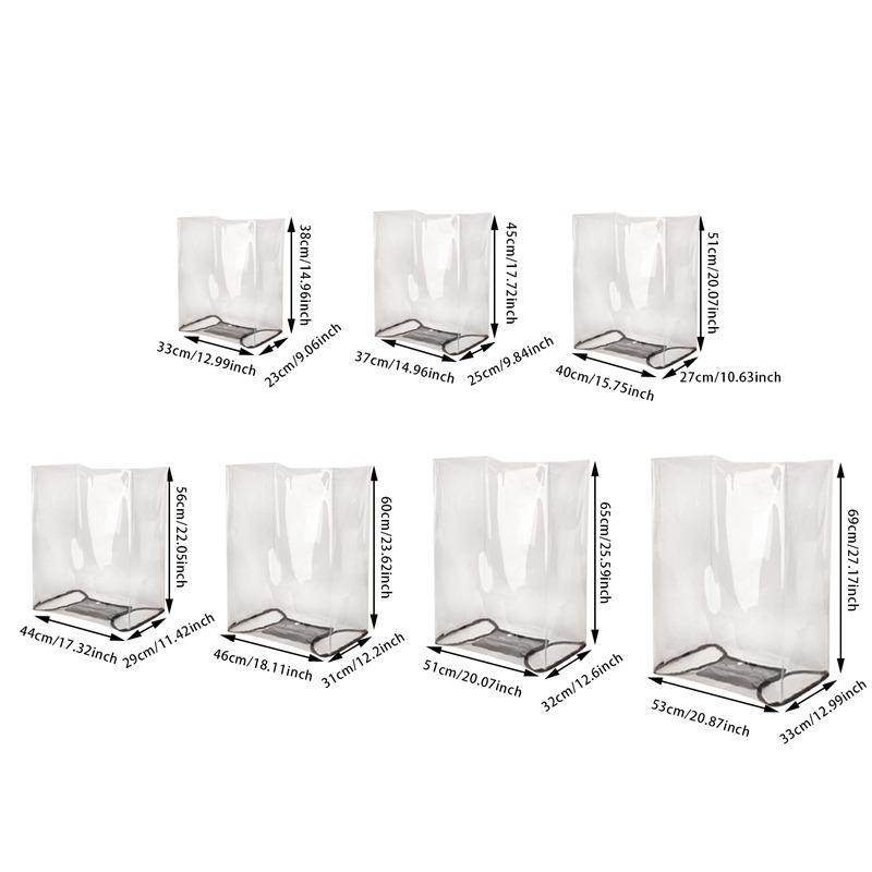 Transparent Thickened Durable Waterproof Luggage Protector, Travel Suitcase Cover for 20/24/26/28 Inch, Protective Case for Rolling Bags