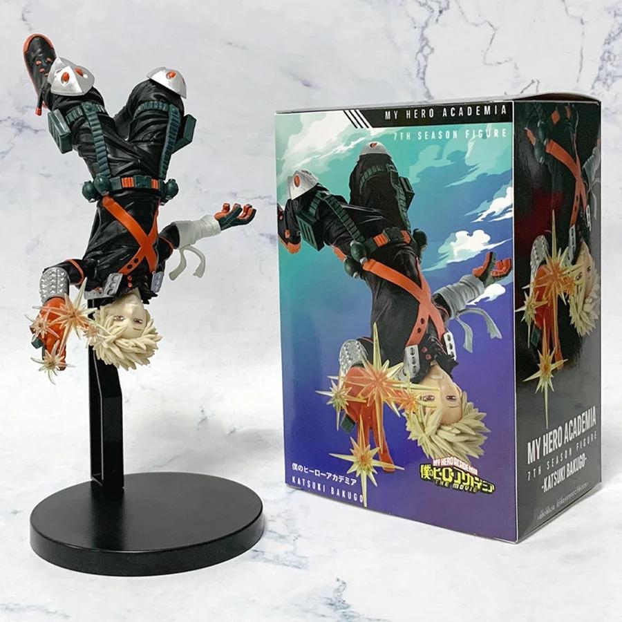 18cm Boku no Hero Academia Anime Figure Bakugo Katsuki Action Figure Midoriya Izuku/Todoroki Shoto Figurine PVC Collection Toys