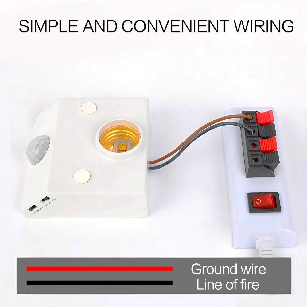 Smart human sensor e27 bulb; auto on/off with motion detection, energy efficient, ideal for Hallway Garage Indoor Outdoor Lighting Convenience