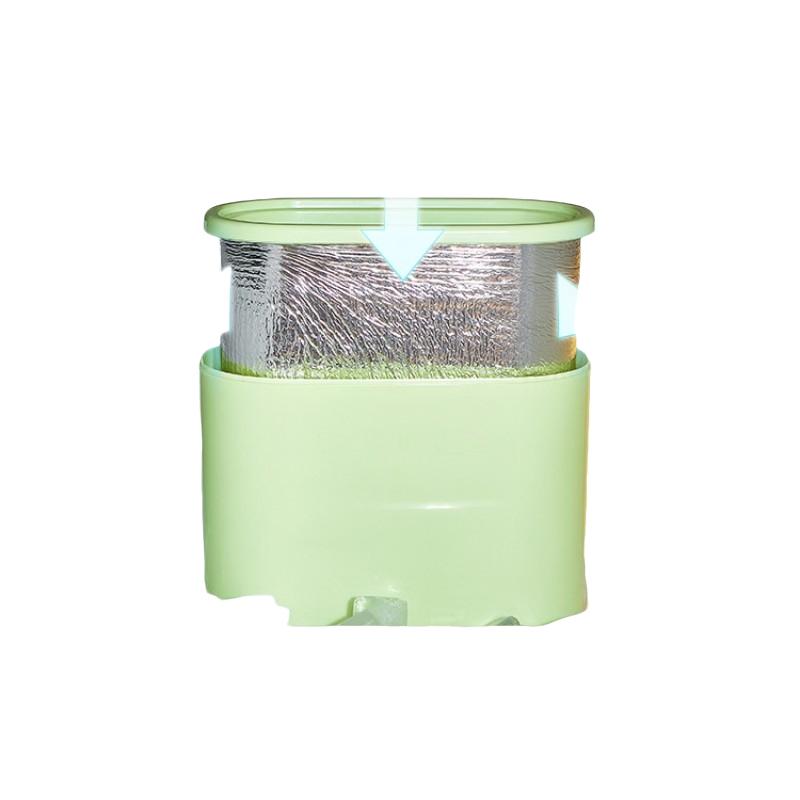 Large Ice Ball Mold with Lid, Dual Compartment Round Ice Maker, Whiskey Ice Cube Tray, Refrigerator Ice Cubes Holder, Ice Box